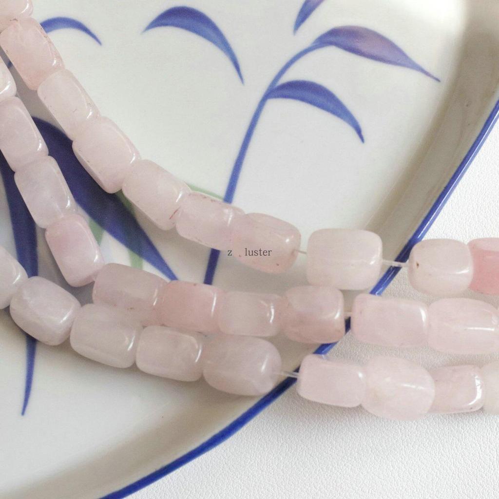 Rose Quartz 10x14mm Square Beads for DIY Jewelry & Accessories