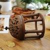 Cast Iron Crown Handicrafts for Courtyard Gardens European Style Retro Castle Circular Tower Ornaments Home Hotel Decoration