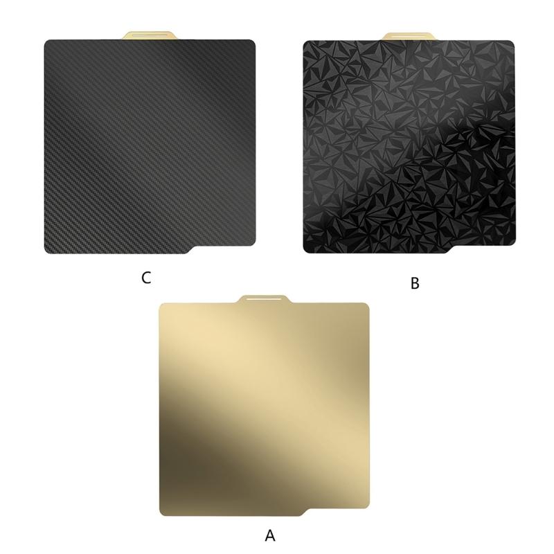 Double Side Build Plate Texture PEI Smooth PEO PET PEI Texture 256x256mm Spring Steel Sheet for Bambu Lab X1/P1P