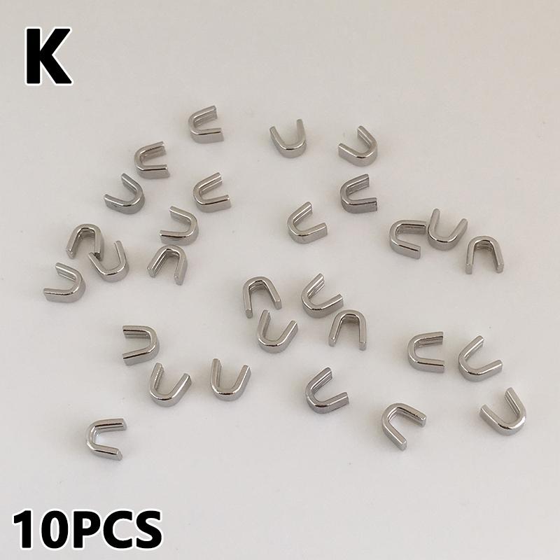 10Pcs Metal Zipper Head Sliders Retainer Insertion Pin Zipper Kit 3# 5# 8# Top Stop DIY Accessories Plug Zipper Repair Tool