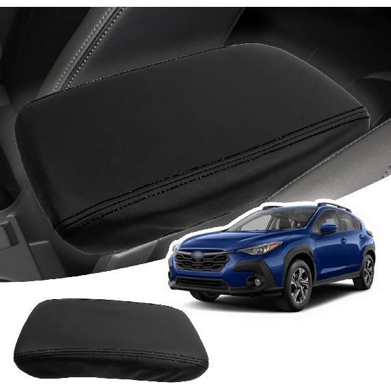 Center Console Armrest Cover For Subaru Crosstrek Accessories 2026 2024 2025, For Impreza 2024 2025 Arm Rest Box Lid Protection Armrest Seat Leather