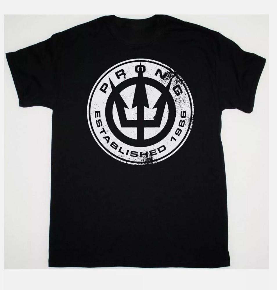

PRONG ESTABLISHED 1986 NEW BLACK Shirt Classic Unisex S-5XL Unisex T-Shirt M
