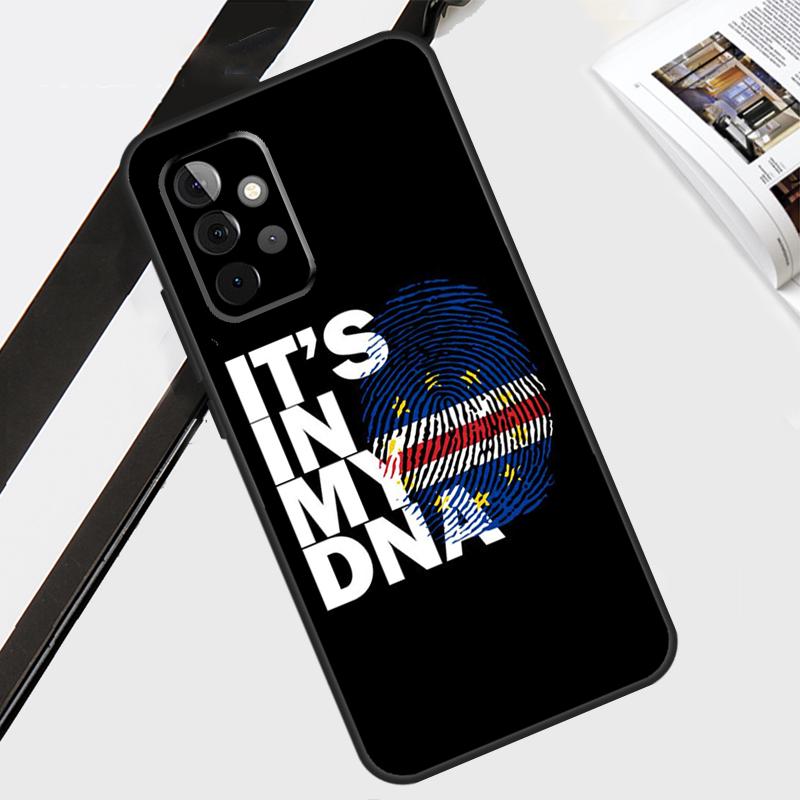 Cape Verde Flag Coat of Arms Case For Samsung Galaxy A06 A56 A36 A26 A16 A54 A34 A14 A12 A22 A32 A52 A13 A53 A15 A35 A55
