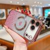 For iPhone 17 Pro Max Case Gradient Sparkle TPU Phone Cover Compatible with MagSafe