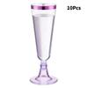150ml Plastic Champagne Flutes Cup Clear Recyclable Shatterproof Goblet Cups Disposable Toasting Party Wedding Bar Supplies