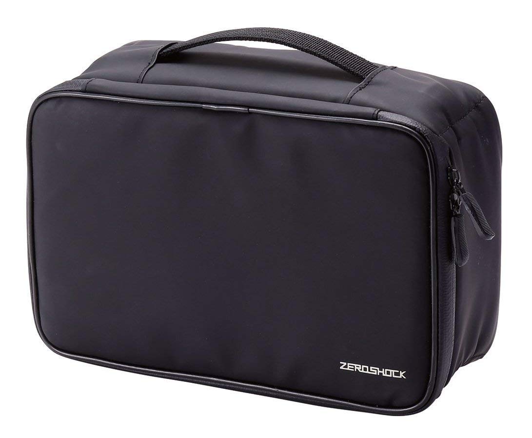 ELECOM Gadget Large Shock Gadget Black Pouch, Capacity, Absorbing, Bag-in-Bag, Case, BMA-GP07BK