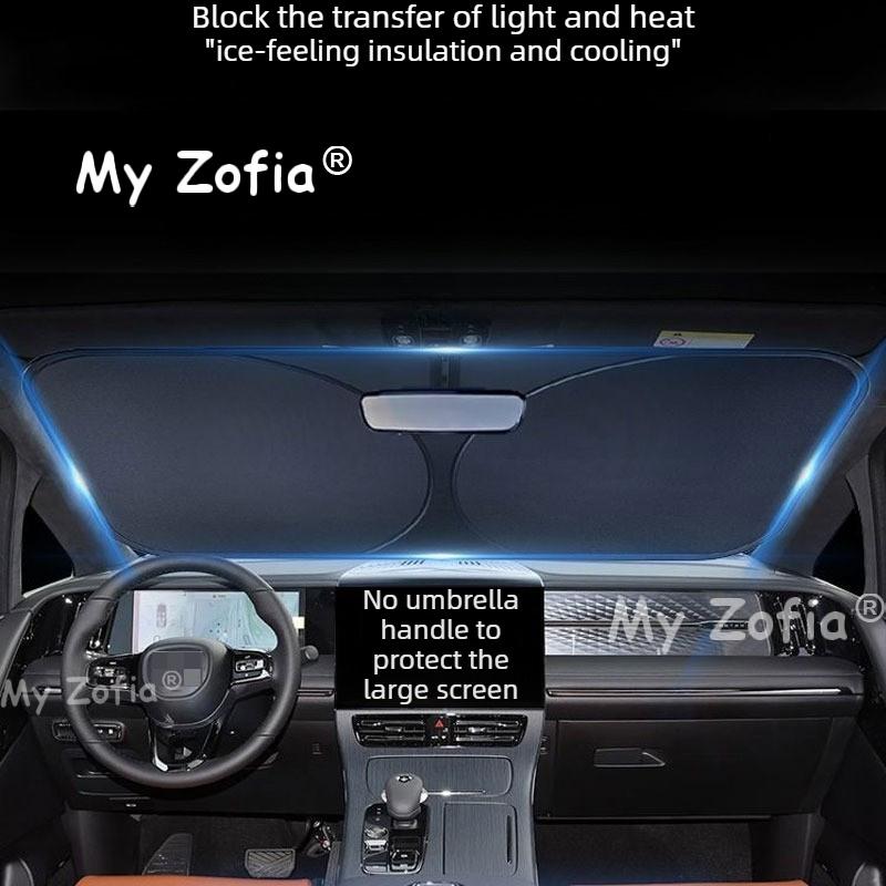 Car Windshield Sun Shade Insulation Protector Front Window Sunshade Auto Modification Accessories For GAC M8 PHEV 2025 2026