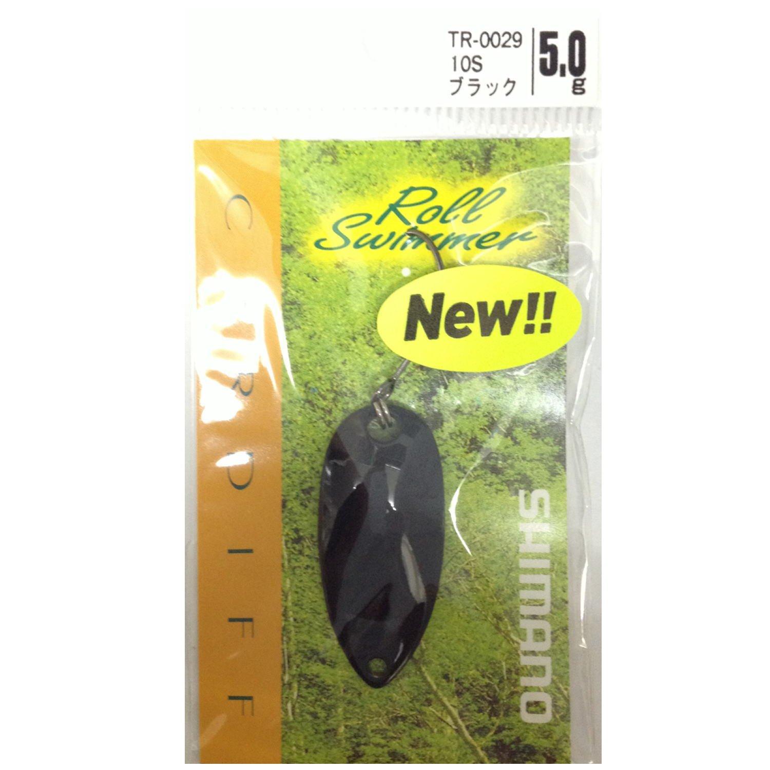 

SHIMANO Spoon Cardiff Area Spoon Roll Swimmer 10S Black 714121 5.0g TR-0029