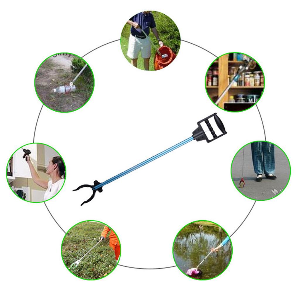 Portable Reacher Grabber Garden Grabber Reacher Tool Durable Garbage Trash Litter Picker for Elderly