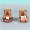 Cute Cartoon Bath Capybara Mini Model Ornament Set For Collectors And Gift Enthusiasts