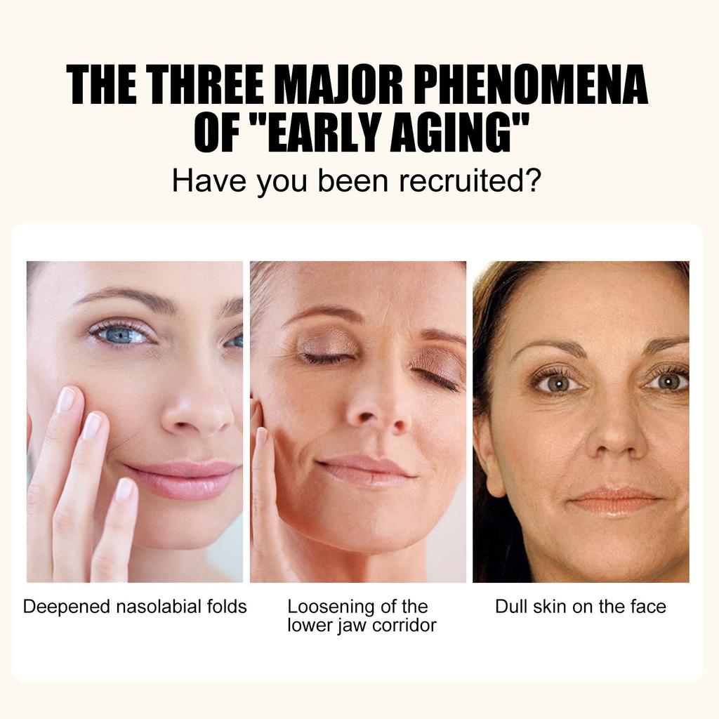 Hyaluronic Acid Anti-Aging Serum Lightens Dark Circles, Wrinkles, Firms and Brightens Skin