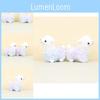 Adorable Rainbow Alpaca Plush Toy Keychain Colorful Cute Llama Stuffed Animal
