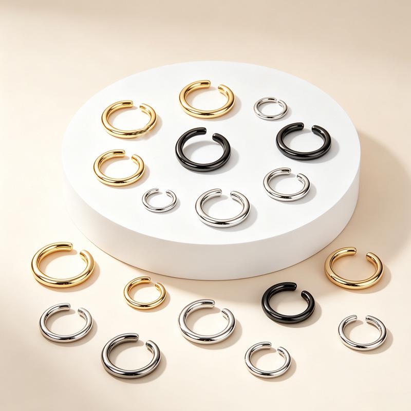 DIY Handmade Jewelry: Metal Open Jump Rings for Bracelets, Necklaces, and Keychains