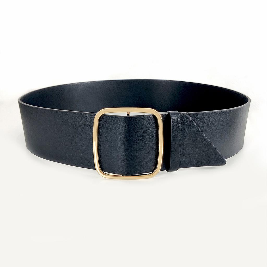 Fire sesonger tilgjengelig Nytt belte Dame Skinn Mote Allsidig Jeansbelte Dekorasjon Med Skjørt, Dress, Genser Midjedeksel