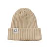APOSTROPHE COMMA Summer Reversible Label Soft Ribbed Beanie (White)