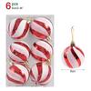 6Pcs/box 6cm Christmas Ball Ornaments Xmas Tree Hanging Pendant Christmas Decorations for Home 2025 Navidad Natal New Year Gift