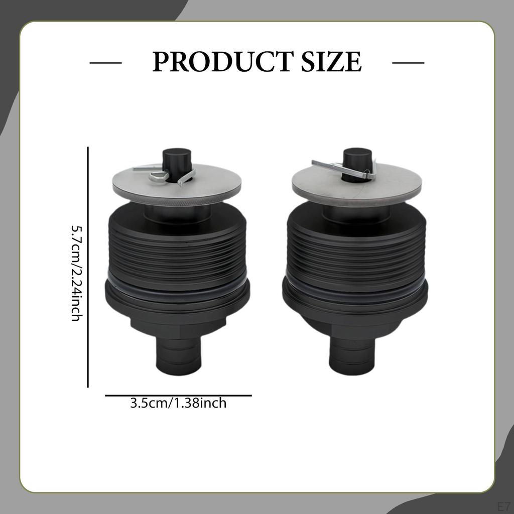 2 Pieces Front Shock Absorber Screws Impact Resistant Metal Motorcycle Directly Replace for 250