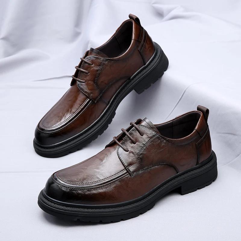 Мужские деловые туфли на шнуровке — фото 4