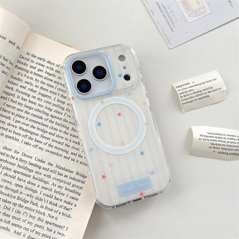 Sanrio Cartoon Magnetic Stand iPhone Case for 17/16/Pro Max/15/14 - Girly Design