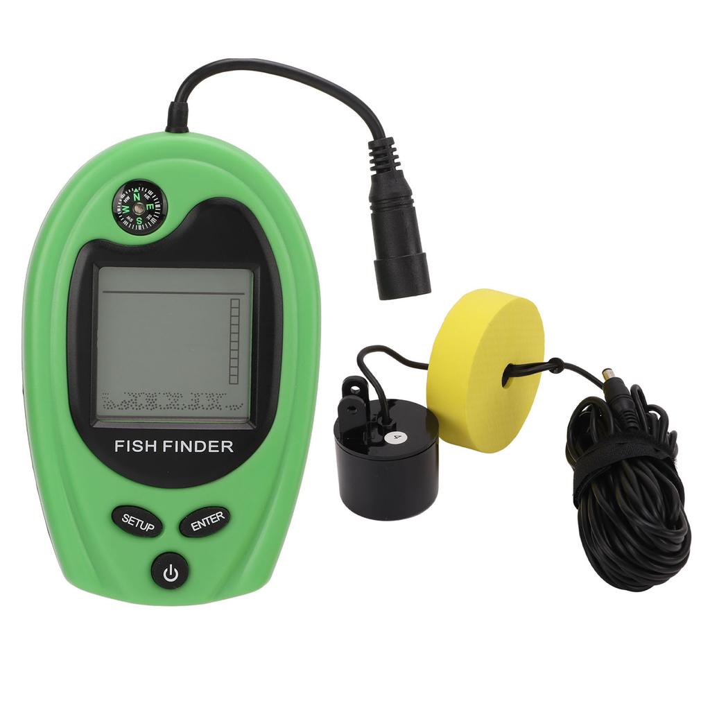Kayak Fish Finder Sonar Detection 328 Feet Waterproof High Sensibility Depth Finder with Lanyard for Water Depth Fish