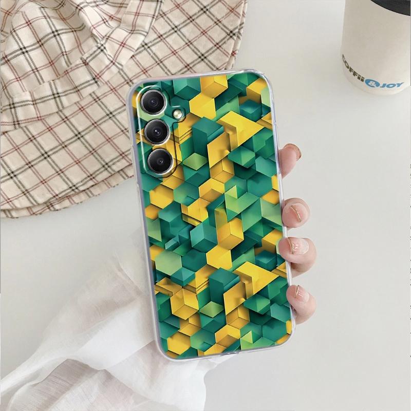 

Модный мягкий прозрачный силиконовый чехол для Xiaomi Redmi Note 13 14T 15 Samsung A55 A35 S24 FE S25 iPhone Huawei Honor 200 Camera Защитный противоударный чехол Honor X8 4G