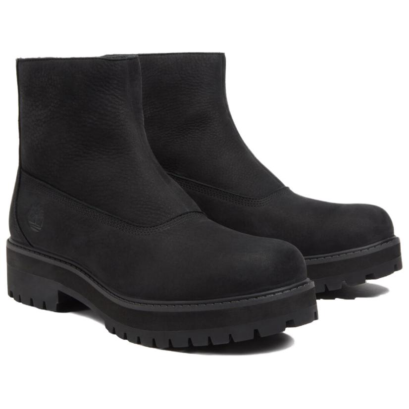 Timberland White Mountaineering X Reißverschlussstiefel Weiche Bequeme Runde Zehenpartie Kurze Stiefel Unisex Stiefel Schwarz A6EZ1