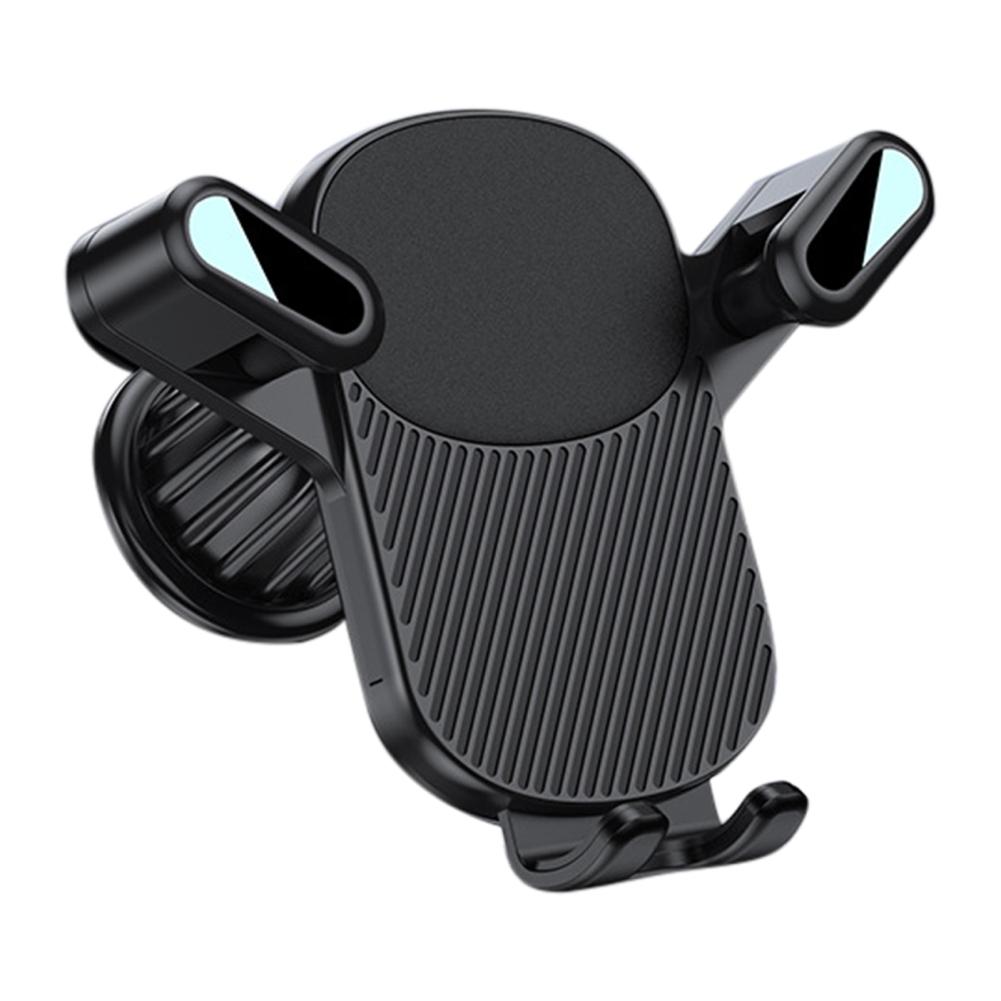 Háková spona pro upevnění telefonu do ventilace auta Otočení o 360° Nastavitelná svorka na mobilní telefon Větrací spona pro 4,7-7 palcové smartphony