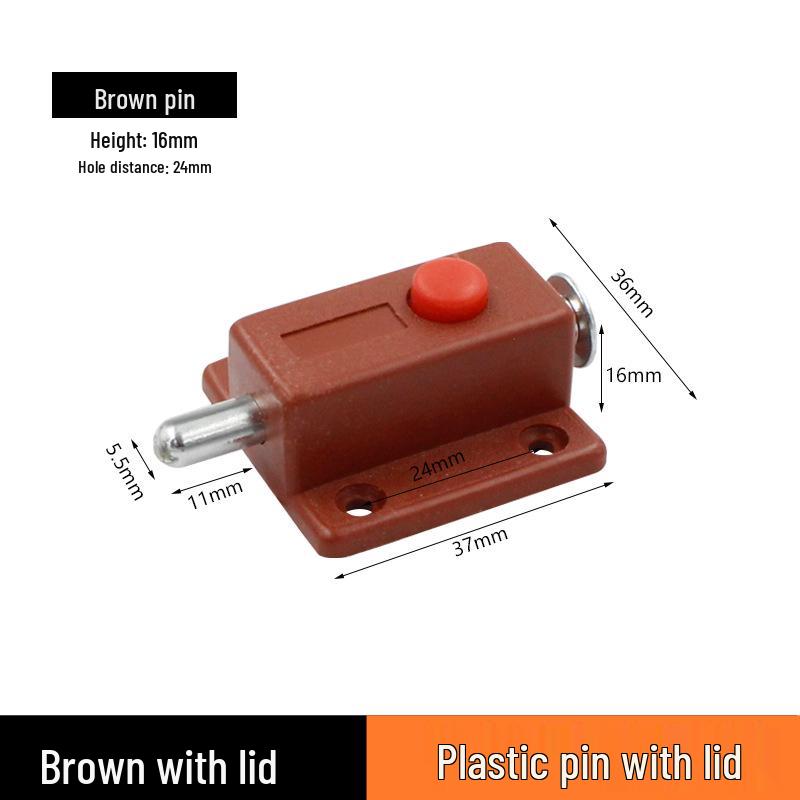 Surface Mount Automatic Spring Latch for Wooden Cabinets and Doors