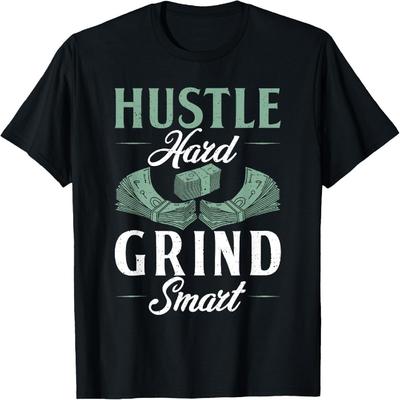 Hustle Hard Grind Smart Loving Money T-shirt
