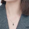 Ella Oval Onyx Necklace Elbrnn205