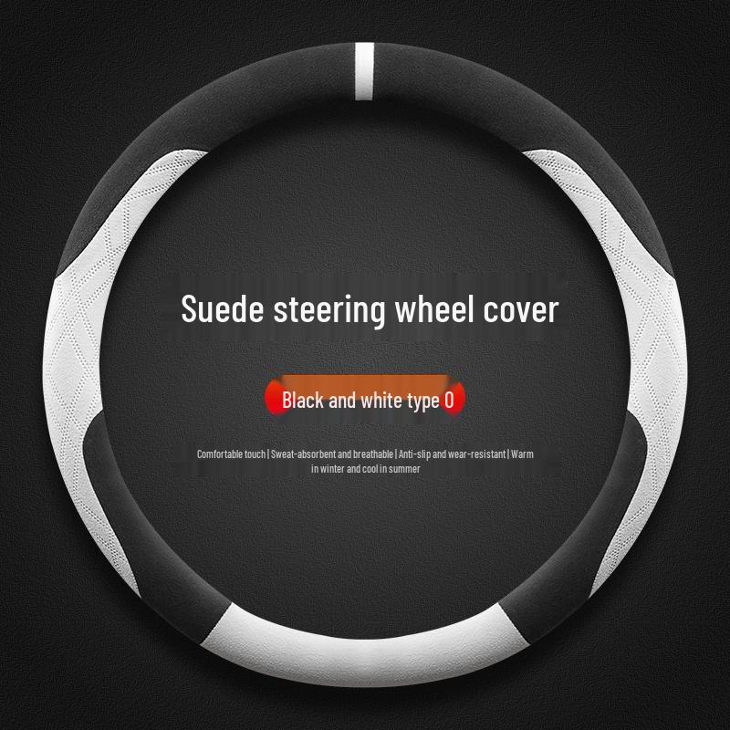 Mercedes-Benz CLA/S-Klasse/E-Klasse Suède Stuurwielhoezen: Ultradun, Antislip, Zweetabsorberend, Ideaal voor de Winter