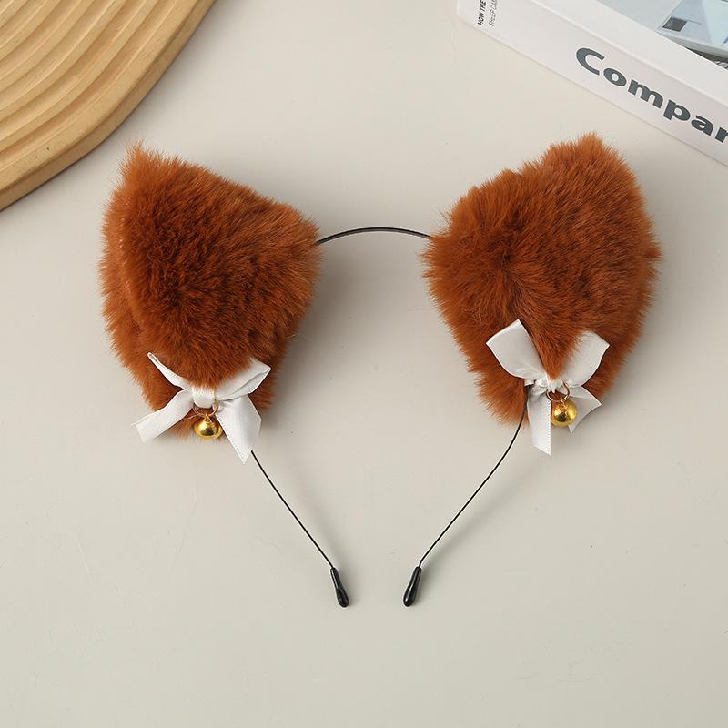 Cute Bell Choker & Cat Ear Headband Set - Cosplay Sweet Maid Atmosphere Accessories