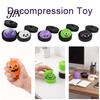 Steamed Bun Sensory Toy Halloween Dumpling Squeeze with Steamer Box, Pumpkin Ghost Bat Stress Relief for Relief, Party Favors Kids