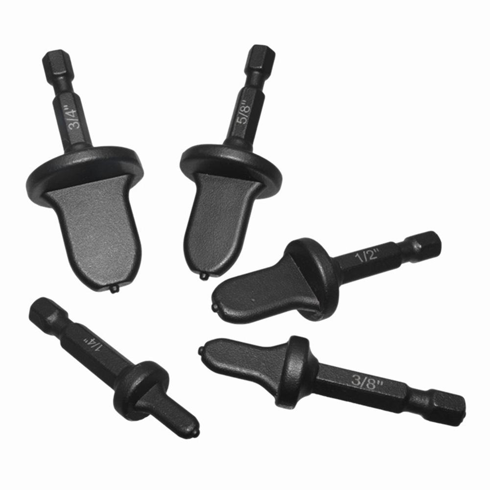 11Pcs HVAC Repairing Set Swaging Tool Drill Bits with 7/8 3/4 5/8 1/2 3/8 1/4 Inch Copper Tube Expander Drill Bit