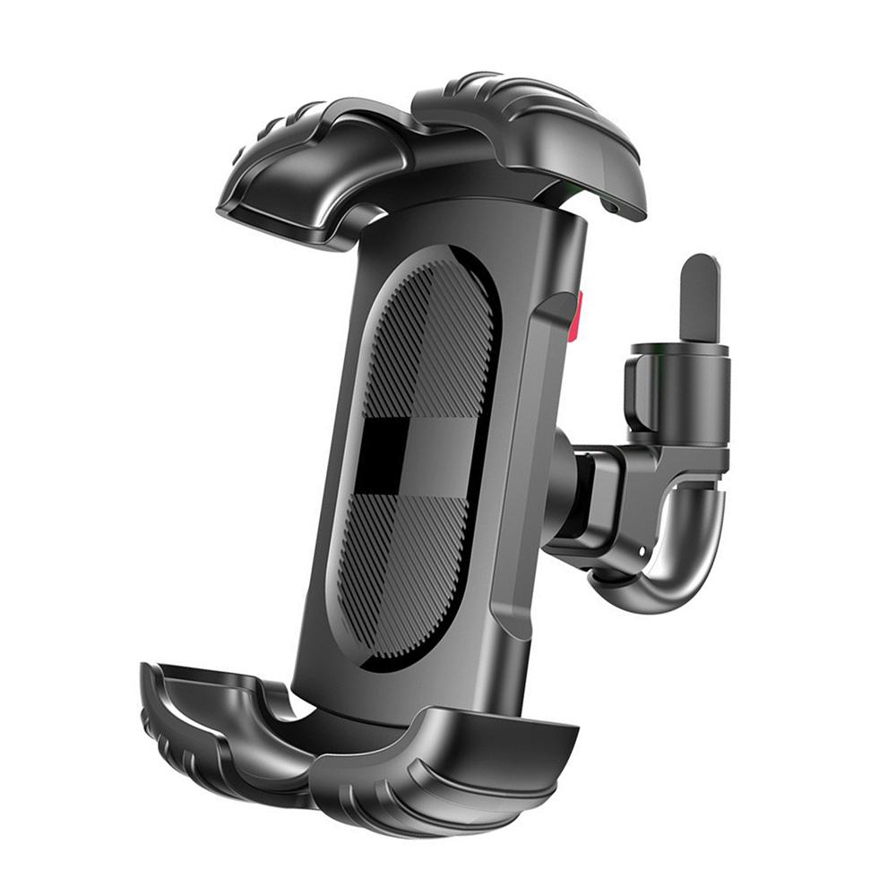 Mountain Bike Phone Holder, Anti-Shock 360° Rotation Bicycle Handlebar Mount for iPhone Samsung - Winter Cycling Essential Gift
