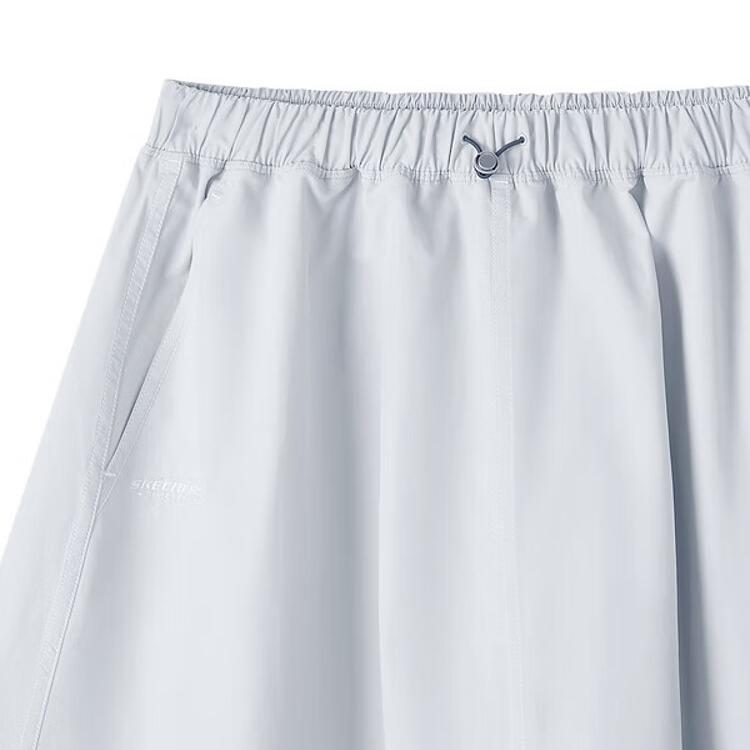 Skechers Classic Series Loose Breathable Versatile A-Line Casual Long Skirt Women skirts Chip-Gray L225W033-00KW