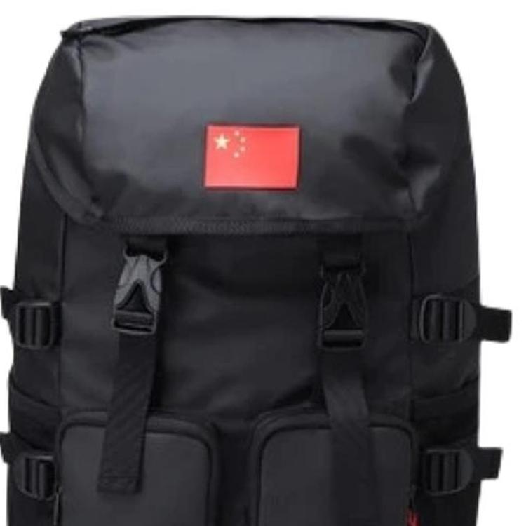 New Anta 900D Membrana Dermalis Plastic Backpack Unisex Black 192040155R-1