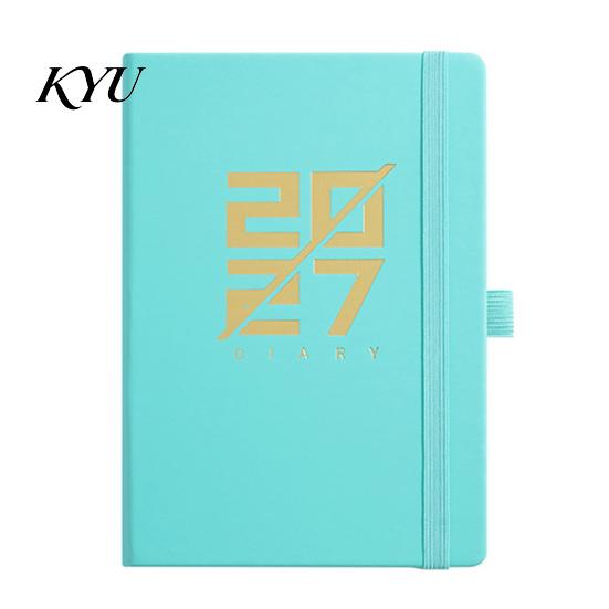 Study Planning Notepad 2027 Monthly Planner Agenda, Eye-friendly Paper And PU Leather Academic Agenda Organizer Cover, Time Management Notebook