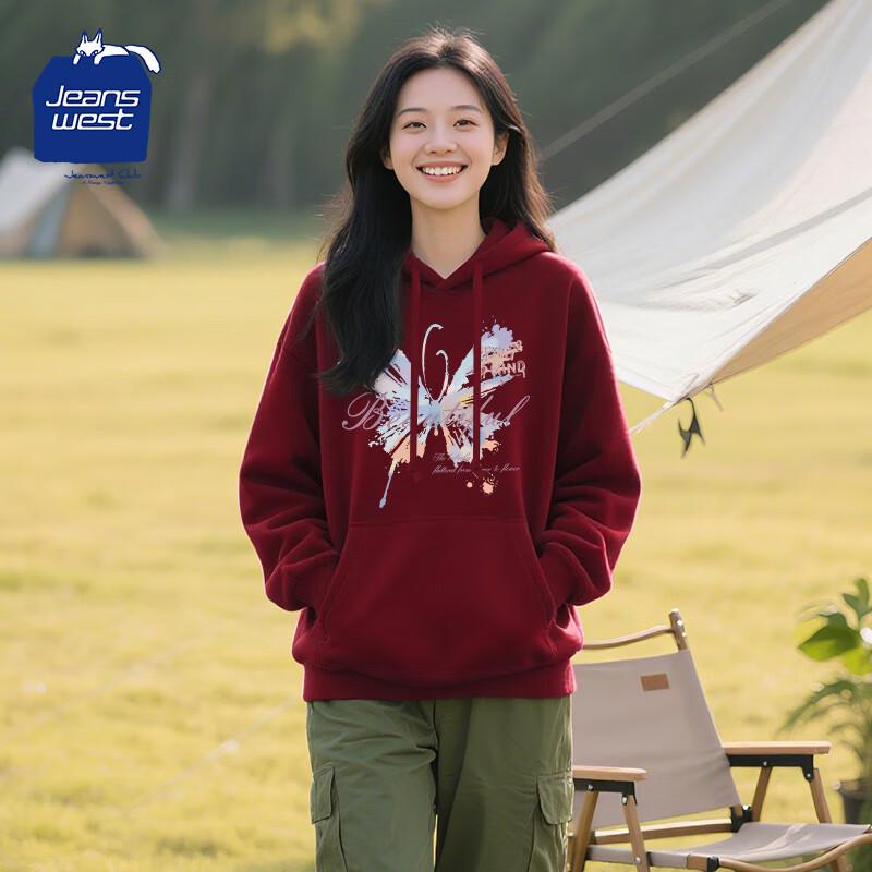 Jeanswest Club Women's Casual Hooded Sweatshirt