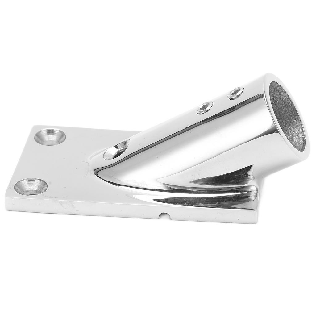 30 degrees  Marine Boat Rectangular Base Boat Stainless Steel Hand Rail Fitting Hardware Deck Accessories22mm