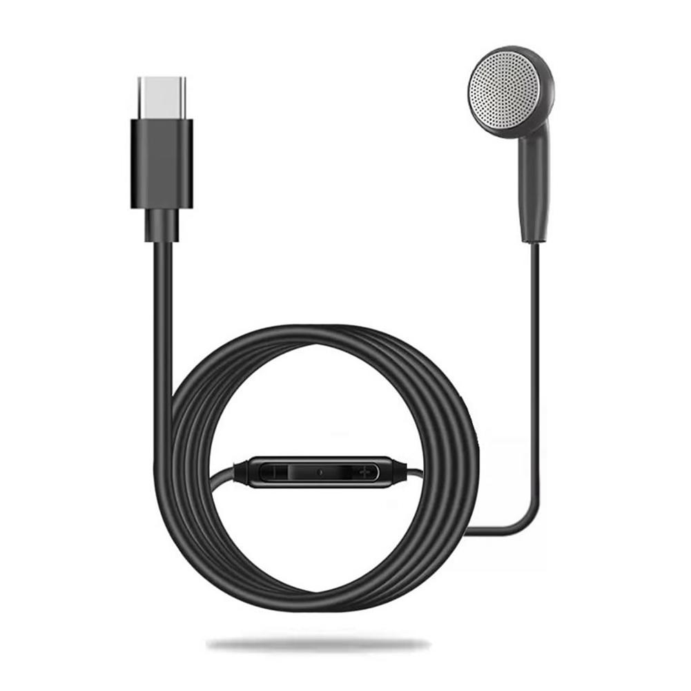 3.5mm/Type-c Wired Earbuds In Ear Headphone Wired Earphones with Mic Volume Control for Mobile Phone Mp3 Radio BT Audio Receiver