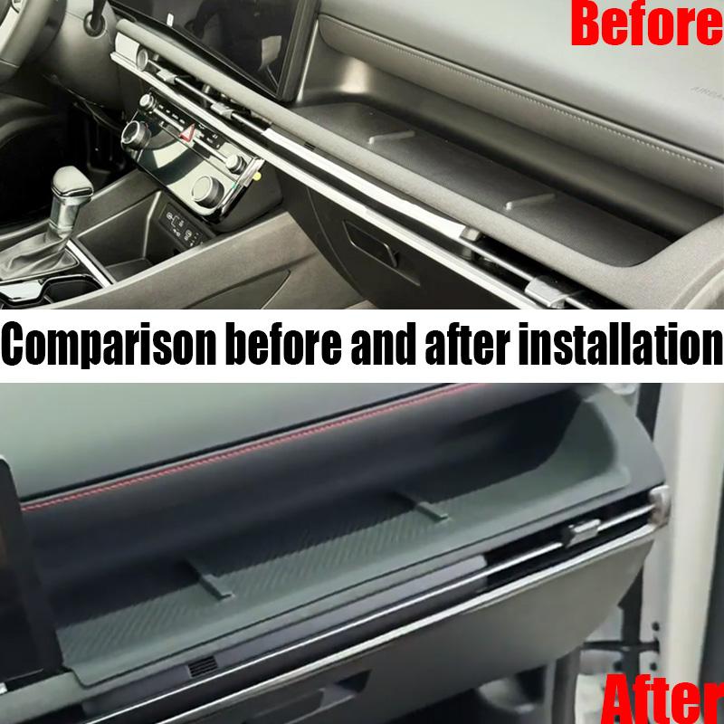 Front Passenger Dashboard Silicone Protective Pad For Hyundai Tucson NX4 2024 2025 Automotive Interior Decoration Accessories
