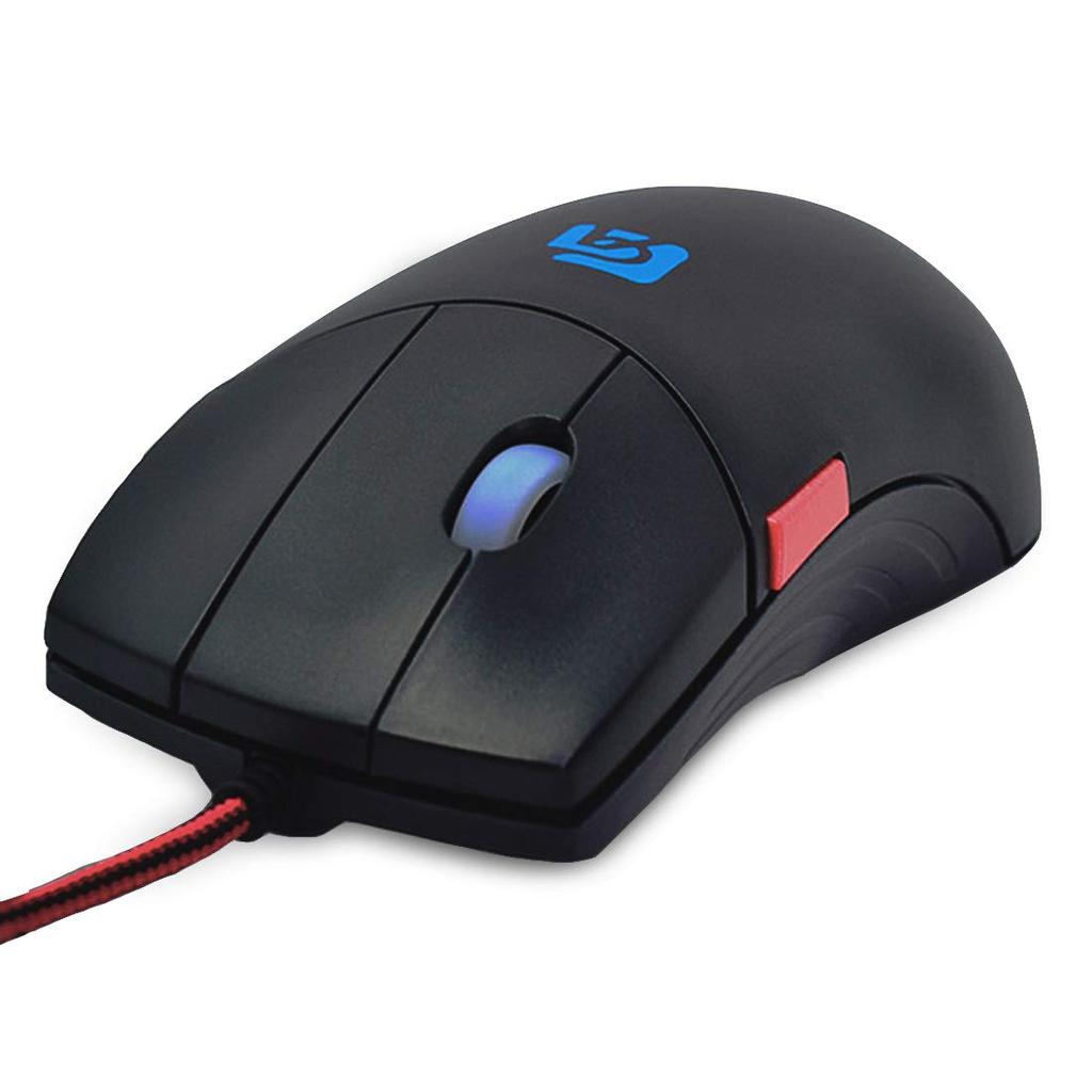 Topsky 5-Button Wired Mouse with 4 DPI Modes, 1200-3200 DPI, High Precision, Adjustable Buttons, Independent Scroll Button, Custom Macro Definition,