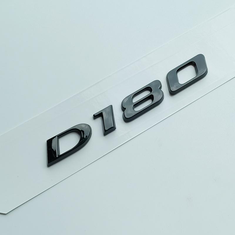EV400 I-PACE D140 D180 D250 P200 P250 P300 P340 P350 P380 Lettres Chiffres Coffre de Voiture Emblème Plaque Nom Logo Autocollant Noir Chrome