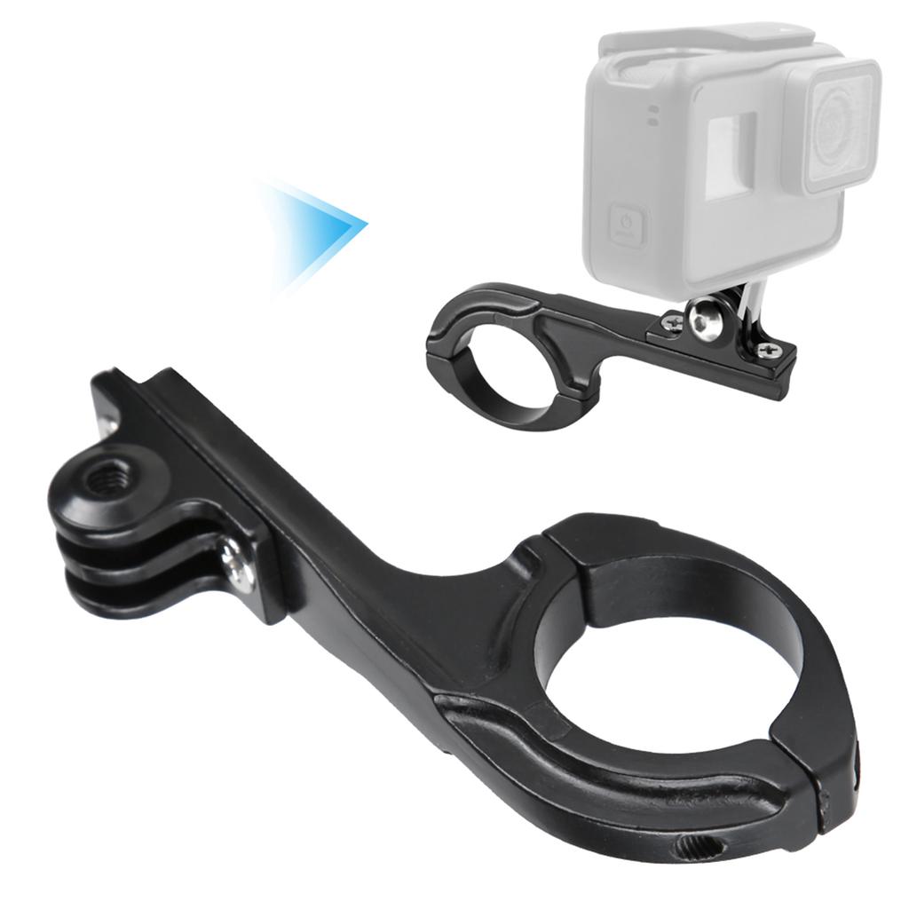 Other sports camera accessories Q Shape Aluminium Alloy Bike   Holder Handlebar Mount Adapter for   3 4 5 6 7Black