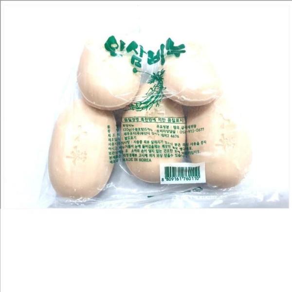 

[OF02LN12] Ginseng Soap 5p Sauna Soap Bath Soap Face Wash (12108614)