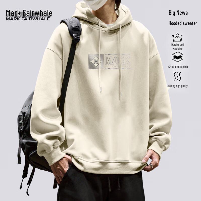 

Мужской худи Mark Fairwhale из плотного трикотажа, свободного кроя L