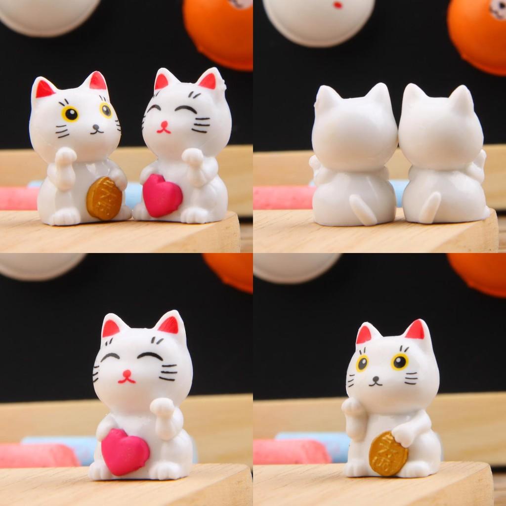 Cat Action Figures Model Toy Micro Bonsai For Garden Display Ornaments Gift
