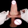 Male Massage Penis Cover Thickened Liquid Silicone Hollow Cover Penis Ring Realistic Penis Sleeve Cock Sleeve Dick Cock Ring Reusable Condom Sex Toy