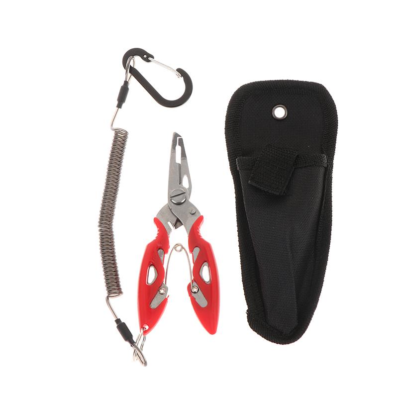 Multifunction Fishing Pliers Tools For Goods Tackle Gear Hook Recover Pliers Vise Knitting Flies Scissors Braid Set Fish Tongs